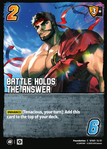 Battle Holds the Answer