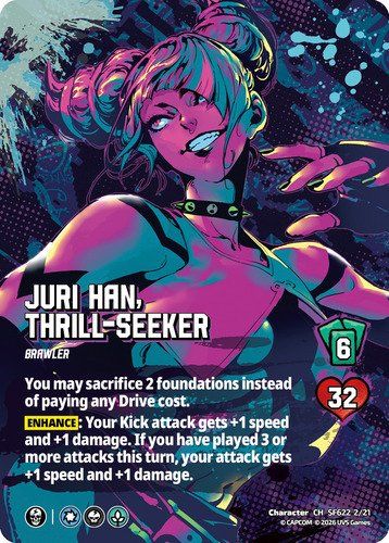 Juri Han, Thrill-Seeker