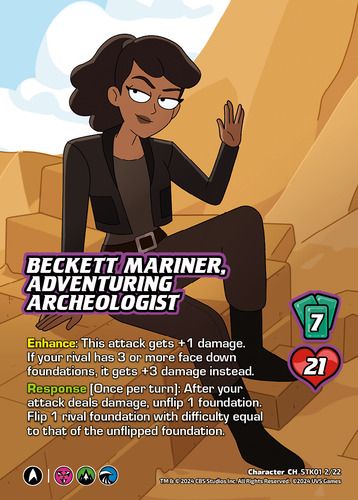 Beckett Mariner, Adventuring Archeologist