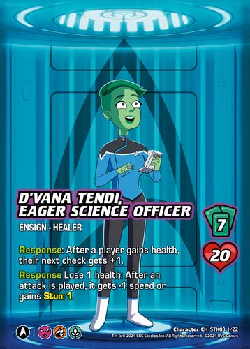 D'Vana Tendi, Eager Science Officer