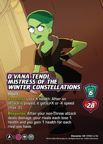 D'Vana Tendi, Mistress of the Winter Constellations