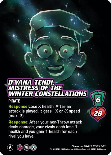 D'Vana Tendi, Mistress of the Winter Constellations