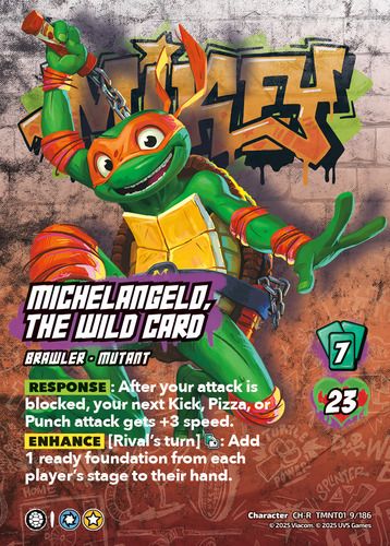 Michaelangelo, The Wild Card