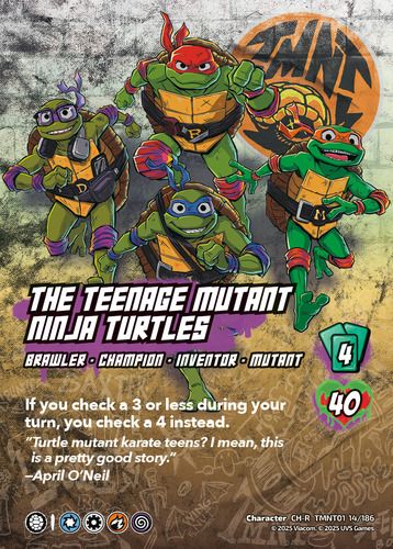 The Teenage Mutant Ninja Turtles
