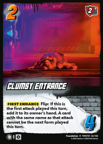 Clumsy Entrance