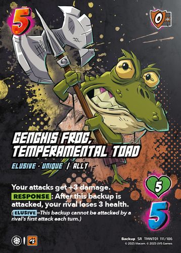 Genghis Frog, Temperamental Toad