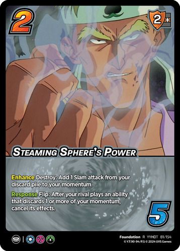 Steaming Sphere's Power