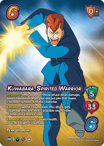 Kuwabara, Spirited Warrior