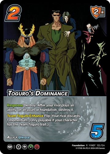 Toguro's Dominance