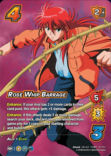 Rose Whip Barrage