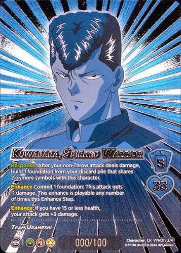 Kuwabara, Spirited Warrior